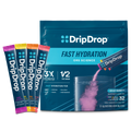 DripDrop Bold Variety Pack Electrolyte Powder, 8 oz sticks, 32 count J6