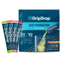 DripDrop Sunburst Variety Pack Electrolyte Powder, 8 oz sticks, 32 count P8