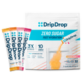 DripDrop Zero Sugar Citrus Variety Pack Electrolyte Powder, 8 oz sticks, 32 count R0