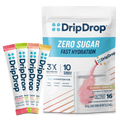 DripDrop Zero Sugar Classic Variety Pack Electrolyte Powder, 8 oz sticks, 16 count S5