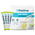 DripDrop Zero Sugar Lemon Lime Electrolyte Powder, 8 oz sticks, 32 count W9