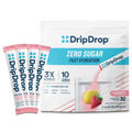 DripDrop Zero Sugar Strawberry Lemonade Electrolyte Powder, 8 oz sticks, 32 count L0